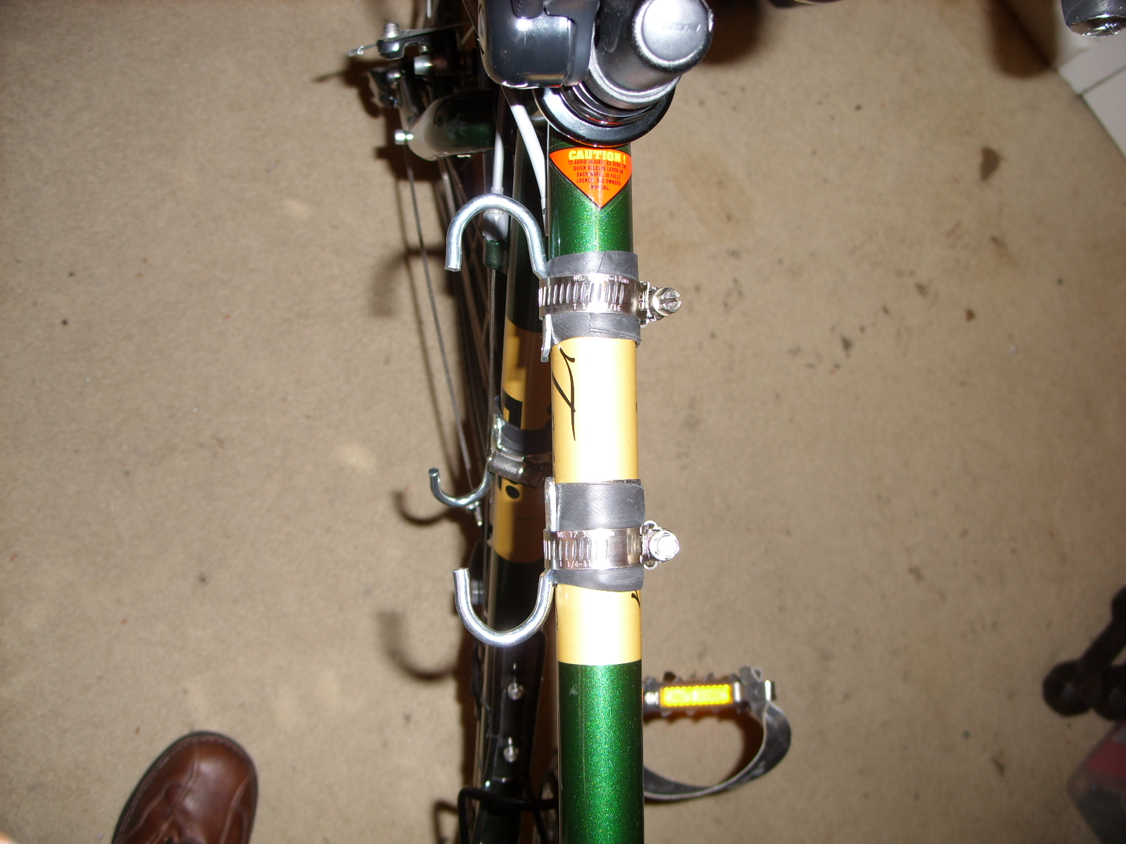 My DIY Bicycle Frame- or Rear-Rack-Mounted U-Lock Holder